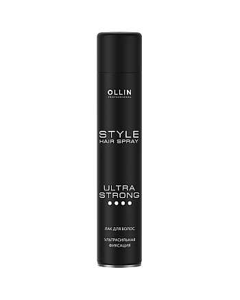 Ollin Style - Лак для волос ультрасильной фиксации 500 мл - hairs-russia.ru