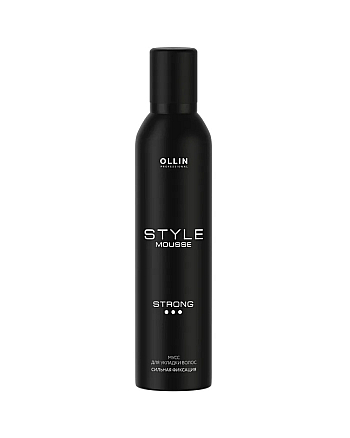Ollin Style Mousse Strong Hold - Мусс для укладки волос сильной фиксации 250 мл - hairs-russia.ru