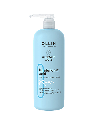 Ollin Ultimate Care - Увлажняющий кондиционер для волос с гиалуроновой кислотой 1000 мл - hairs-russia.ru