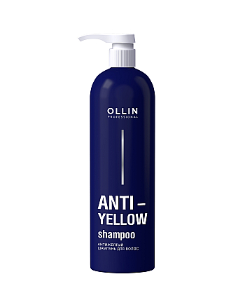 Ollin Anti-Yellow Shampoo - Антижелтый шампунь для волос 500 мл - hairs-russia.ru