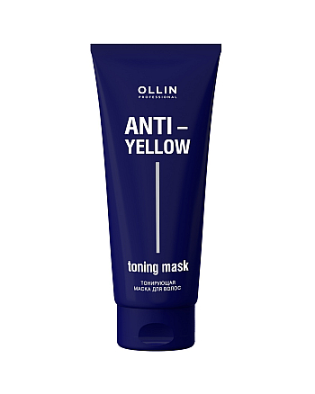 Ollin Anti-Yellow Toning Mask - Тонирующая маска для волос 250 мл  - hairs-russia.ru