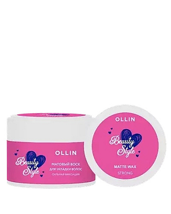 Ollin Beauty Style - Матовый воск для укладки волос сильной фиксации 50 г - hairs-russia.ru