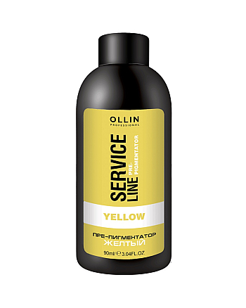 Ollin Yellow Fluid-Pre-Color - Флюид-препигментатор желтый 90 мл - hairs-russia.ru