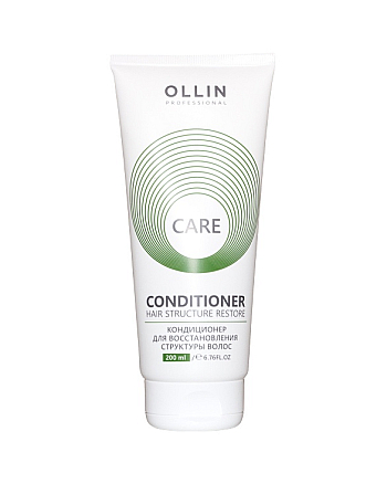 Ollin Care Restore Conditioner - Кондиционер для восстановления структуры волос 200 мл - hairs-russia.ru