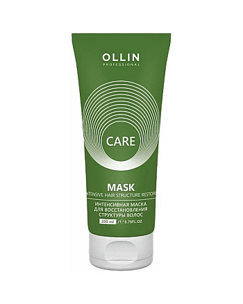 Ollin Care Restore Intensive Mask - Интенсивная маска для восстановления структуры волос 200 мл - hairs-russia.ru