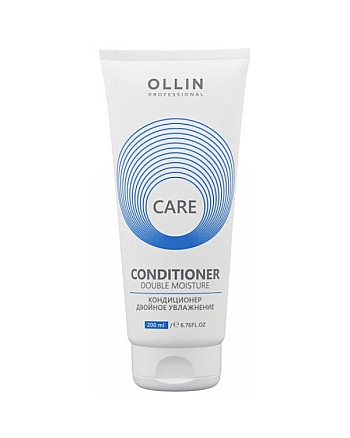 Ollin Care Double Moisture Conditioner - Кондиционер двойное увлажнение,  200 мл - hairs-russia.ru