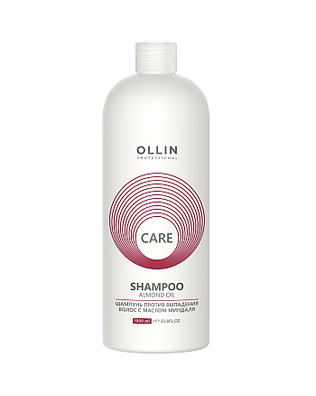 Ollin Care Almond Oil Shampoo - Шампунь против выпадения волос с маслом миндаля, 1000 мл - hairs-russia.ru