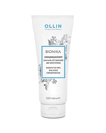 Ollin Bionika Roots To Tips Balance Conditioner - Кондиционер Баланс от корней до кончиков 200 мл - hairs-russia.ru
