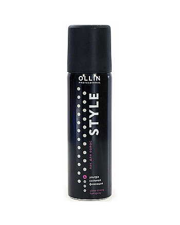Ollin Style - Лак для волос ультрасильной фиксации 50 мл - hairs-russia.ru