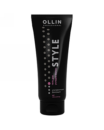 Ollin Style Gel Ultra Strong - Гель для укладки волос ультрасильной фиксации 200 мл - hairs-russia.ru