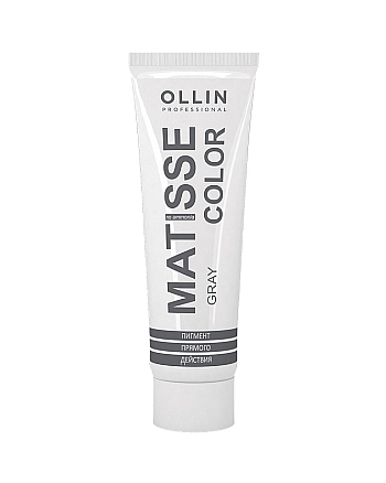 Ollin Matisse Color Пигмент прямого действия gray/серый, 100 мл - hairs-russia.ru
