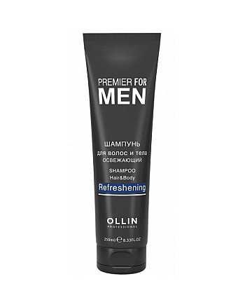 Ollin BioNika Men Shampoo Hair and Body Refreshening - Шампунь для волос и тела освежающий 250 мл - hairs-russia.ru