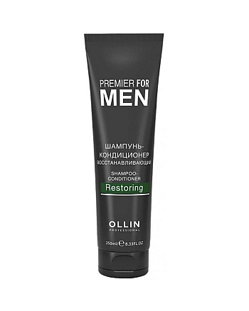Ollin Premier For Men Shampoo-Conditioner Restoring - Шампунь-кондиционер восстанавливающий 250 мл - hairs-russia.ru