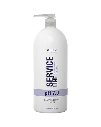 Ollin Service Line Shampoo-Peeling Ph 7.0 - Шампунь-пилинг рН 7.0 1000 мл - hairs-russia.ru