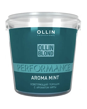 Ollin Blond Performance Blond Powder With Mint Aroma - Осветляющий порошок с ароматом мяты 500 г - hairs-russia.ru