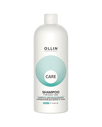 Ollin Care For Daily Use - Шампунь для ежедневного применения для волос и тела 1000 мл - hairs-russia.ru