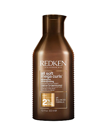 Redken All Soft Mega Curls Shampoo - Шампунь для вьющихся волос 300 мл - hairs-russia.ru