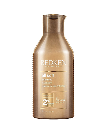 Redken All Soft Shampoo - Шампунь для питания и смягчения волос 300 мл - hairs-russia.ru