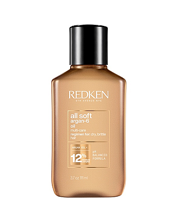 Redken All Soft Argan-6 Oil - Масло для комплексного ухода за любым типом волос 111 мл - hairs-russia.ru
