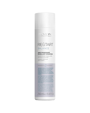 Revlon Professional ReStart Balance Anti-Dandruff Micellar Shampoo - Мицеллярный шампунь для кожи головы против перхоти и шелушений 250 мл - hairs-russia.ru
