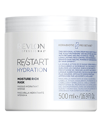 Revlon Professional ReStart Hydration Moisture Rich Mask - Интенсивно увлажняющая маска 500 мл - hairs-russia.ru
