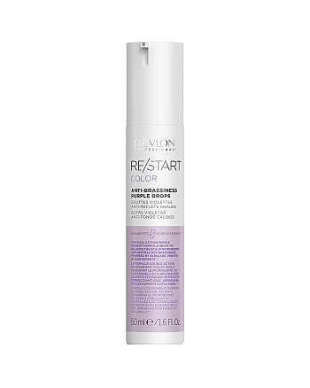 Revlon Professional ReStart Color Anti-Brassiness Purple Drops - Фиолетовые капли для усиления и поддержки холодных оттенков 50 мл - hairs-russia.ru