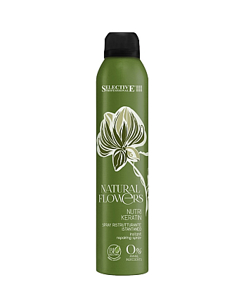 Selective Natural Flowers Nutri Кeratin Instant Repairing Spray - Регенерирующий спрей мгновенного действия 150 мл - hairs-russia.ru