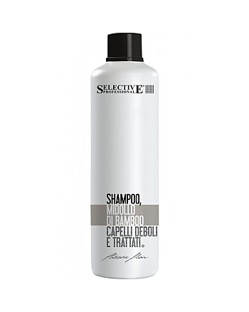 Selective Shampoo Midollo Di Bambu Шампунь с вытяжкой из бамбука для химически обработанных волос 1000 мл - hairs-russia.ru