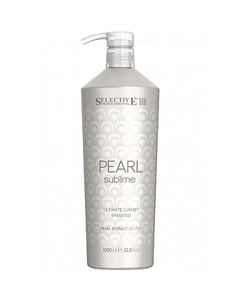 Selective Professional Pearl Sublime Ultimate Luxury Shampoo - Шампунь с экстрактом жемчуга 1000 мл - hairs-russia.ru