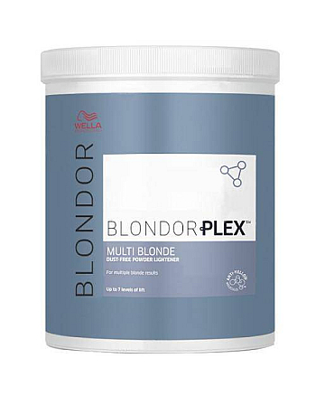 Wella Blondor Plex - Обесцвечивающая пудра для волос без образования пыли 800 г - hairs-russia.ru