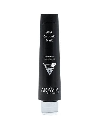 Aravia Professional AHA Carbonic Mask - Карбоновая пилинг маска 100 мл - hairs-russia.ru
