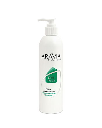 Aravia Professional Гель охлаждающий с маслом мятной камфоры 300 мл - hairs-russia.ru