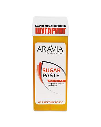 Aravia Professional Сахарная паста для депиляции в картридже Натуральная мягкой консистенции 150 г - hairs-russia.ru