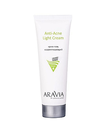 Aravia Professional Anti-Acne Light Cream - Крем-гель корректирующий для жирной и проблемной кожи 50 мл - hairs-russia.ru