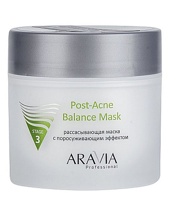 Aravia Professional Post- Acne Balance Mask - Рассасывающая маска для лица с поросуживающим эффектом для жирной и проблемной кожи 300 мл - hairs-russia.ru