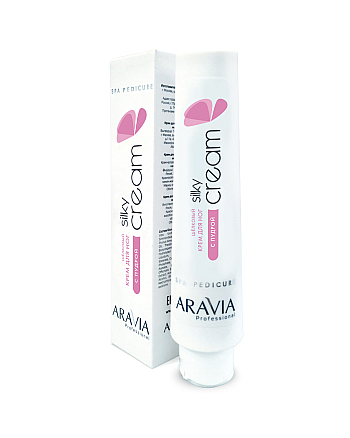 Aravia Professional Silky Cream - Шёлковый крем для ног с пудрой 100 мл - hairs-russia.ru