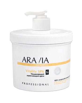 Aravia Organic Vitality SPA - Увлажняющий укрепляющий крем 550 мл - hairs-russia.ru