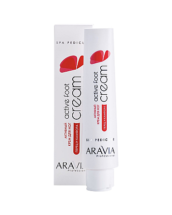 Aravia Professional Active Foot Cream - Активный крем для ног с камфорой и перцем 100 мл - hairs-russia.ru