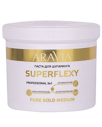 Aravia Professional Superflexy Pure Gold - Паста для шугаринга 750 г - hairs-russia.ru