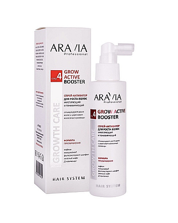 Aravia Professional Grow Active Booster - Спрей-активатор для роста волос укрепляющий и тонизирующий 150 мл - hairs-russia.ru