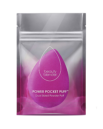 beautyblender Power Pocket Puff - Двухсторонняя пуховка для пудры - hairs-russia.ru