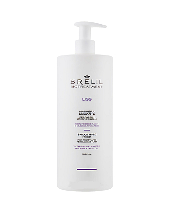 Brelil Bio Treatment Liss  - Разглаживающая маска для волос 1000 мл - hairs-russia.ru