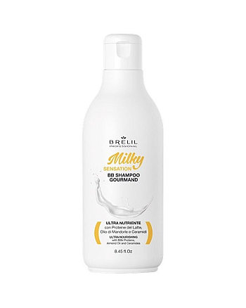 Brelil Milky Sensation BB Shampoo Gourmand - Питательный шампунь для волос 250 мл - hairs-russia.ru