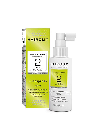 Brelil Hair Cur Hair Express Spray - Сыворотка для увеличения скорости роста волос 100 мл - hairs-russia.ru