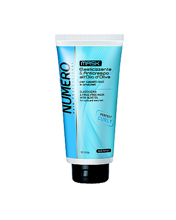 Brelil Numero Curly Elasticizing And Frizz-Free Mask - Маска для вьющихся и волнистых волос 300 мл - hairs-russia.ru