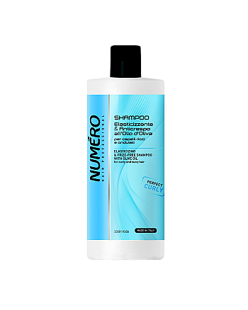 Brelil Numero Curly Elasticizing And Frizz-Free Shampoo - Шампунь для вьющихся и волнистых волос 1000 мл - hairs-russia.ru