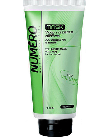 Brelil Numero Volume Volumising Mask - Маска для придания объема с экстрактом ягод асаи 300 мл - hairs-russia.ru