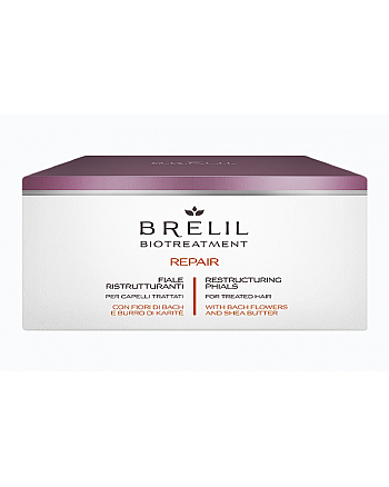 Brelil Biotreatment Repair Restructuring Phials - Восстанавливающий лосьон для волос 12 х 10 мл - hairs-russia.ru