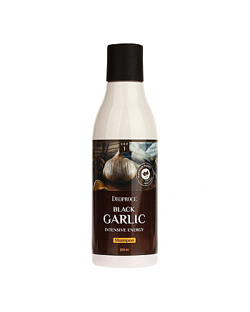 Deoproce Black Garlic Intensive Energy Shampoo -  Шампунь для волос с черным чесноком 200 мл - hairs-russia.ru