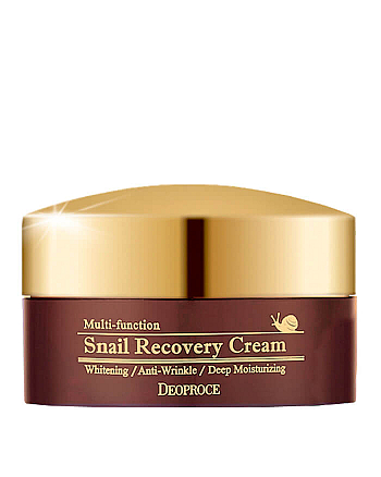 Deoproce Snail Recovery Cream - Крем восстанавливающий с муцином улитки 100 г - hairs-russia.ru